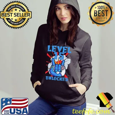Official 15th BDay 15yr Boy Funny Gamer 15 Years Old Birthday T-Shirt