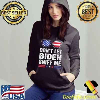 Official Don’t Let Biden Sniff Me USA Flag T-Shirt