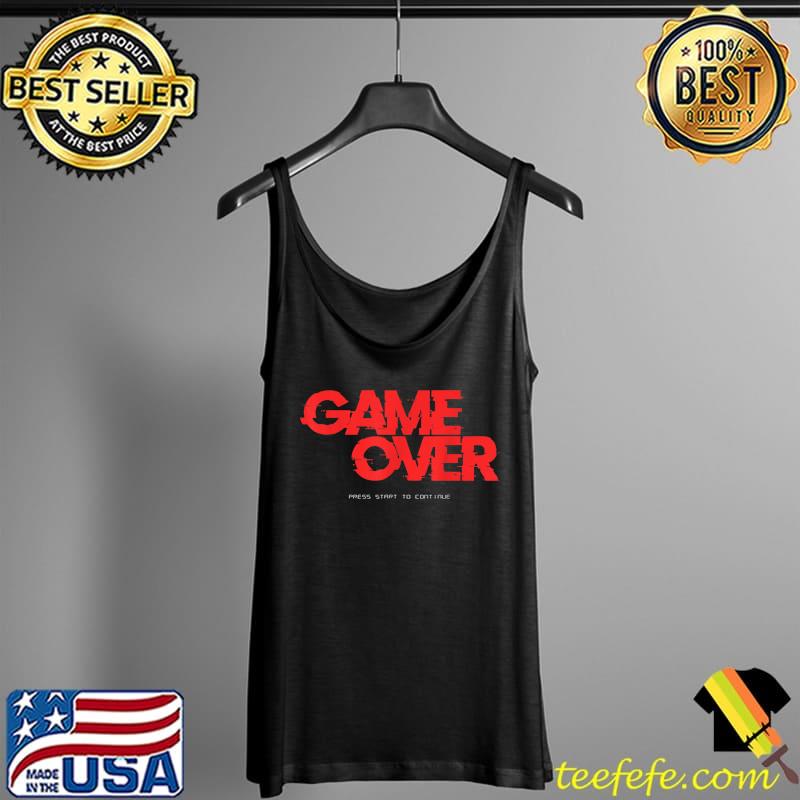 Official Game Over Vintage Retro Video Games Gaming T-Shirt Tank Top Official Game Over Vintage Retro Video Games Gaming T-Shirt Tank Top