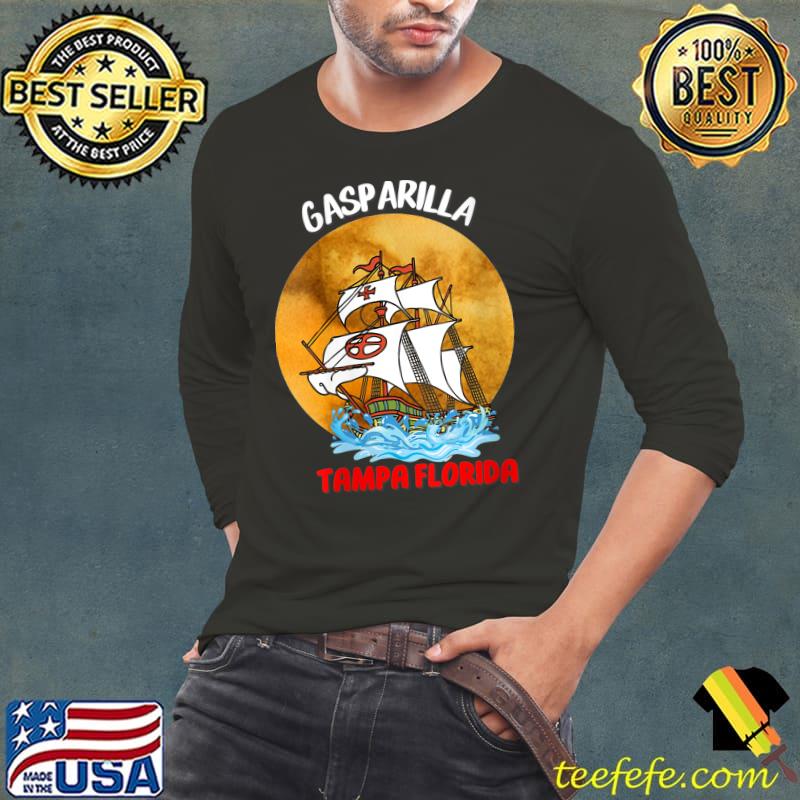 Official Gasparilla Tampa Florida Pirate Ship is pirate invasion 2022 T-Shirt Long Sleeve Tee Official Gasparilla Tampa Florida Pirate Ship is pirate invasion 2022 T-Shirt Long Sleeve Tee