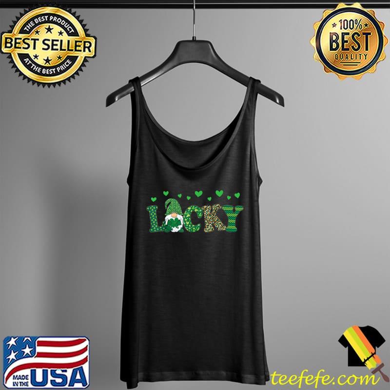 Official St Patricks Day Lucky Gnome Love Shamrock Clover Boys Girls T-Shirt Tank Top Official St Patricks Day Lucky Gnome Love Shamrock Clover Boys Girls T-Shirt Tank Top