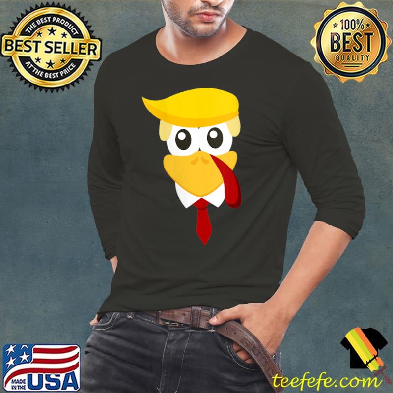 Official Turkey Face Trump Hair - Thanksgiving Costume T-Shirt Long Sleeve Tee Official Turkey Face Trump Hair - Thanksgiving Costume T-Shirt Long Sleeve Tee