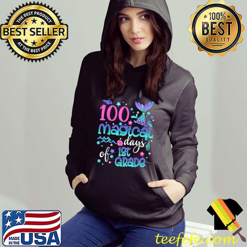 Original 100 Magical Days Of 1st Grade Mermaid Kids Girls Toddlers T-Shirt Original 100 Magical Days Of 1st Grade Mermaid Kids Girls Toddlers T-Shirt