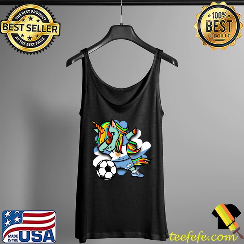 Original Dabbing Unicorn Argentina Soccer Lovers Jersey Football Fans T Shirt Tank Top Original Dabbing Unicorn Argentina Soccer Lovers Jersey Football Fans T Shirt Tank Top