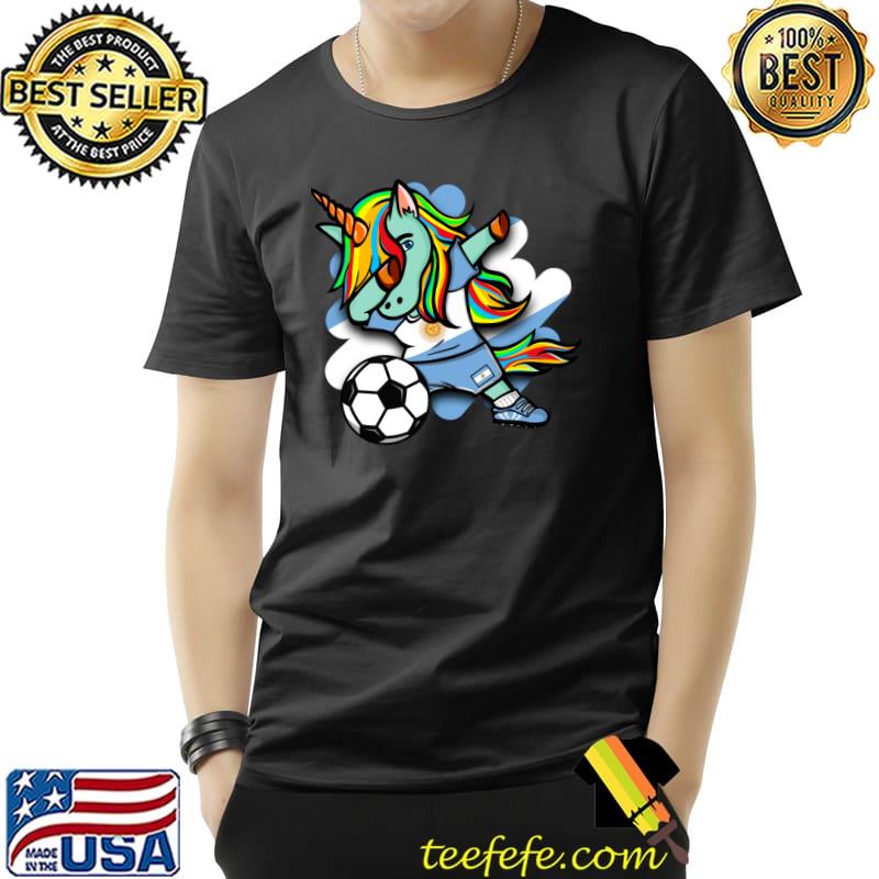 Original Dabbing Unicorn Argentina Soccer Lovers Jersey Football Fans T Shirt Unisex Original Dabbing Unicorn Argentina Soccer Lovers Jersey Football Fans T Shirt Unisex