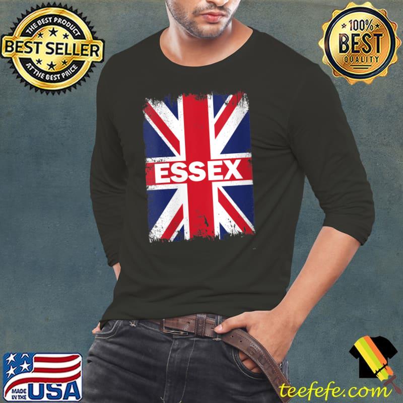 Original Essex - England city with United Kingdom flag T-Shirt Long Sleeve Tee Original Essex - England city with United Kingdom flag T-Shirt Long Sleeve Tee