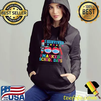 Original Masked 100 Days Of School Shirt Teacher Student Gift T-Shirt