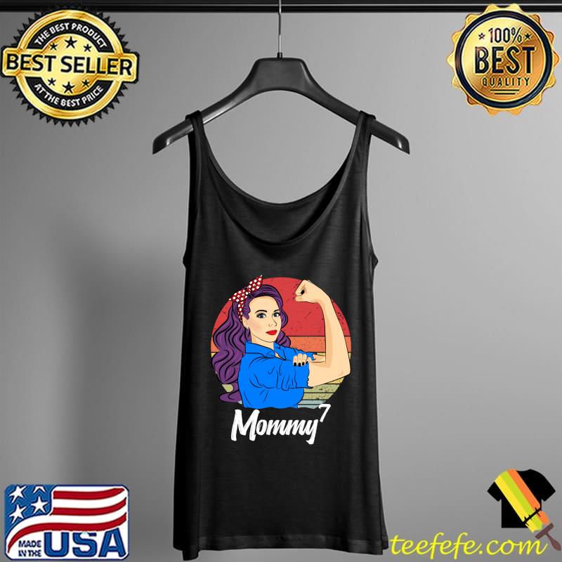 Original Mommy of 7 Vintage Mother’s Day Sunset Retro Mommy T- Tank Top Original Mommy of 7 Vintage Mother’s Day Sunset Retro Mommy T- Tank Top