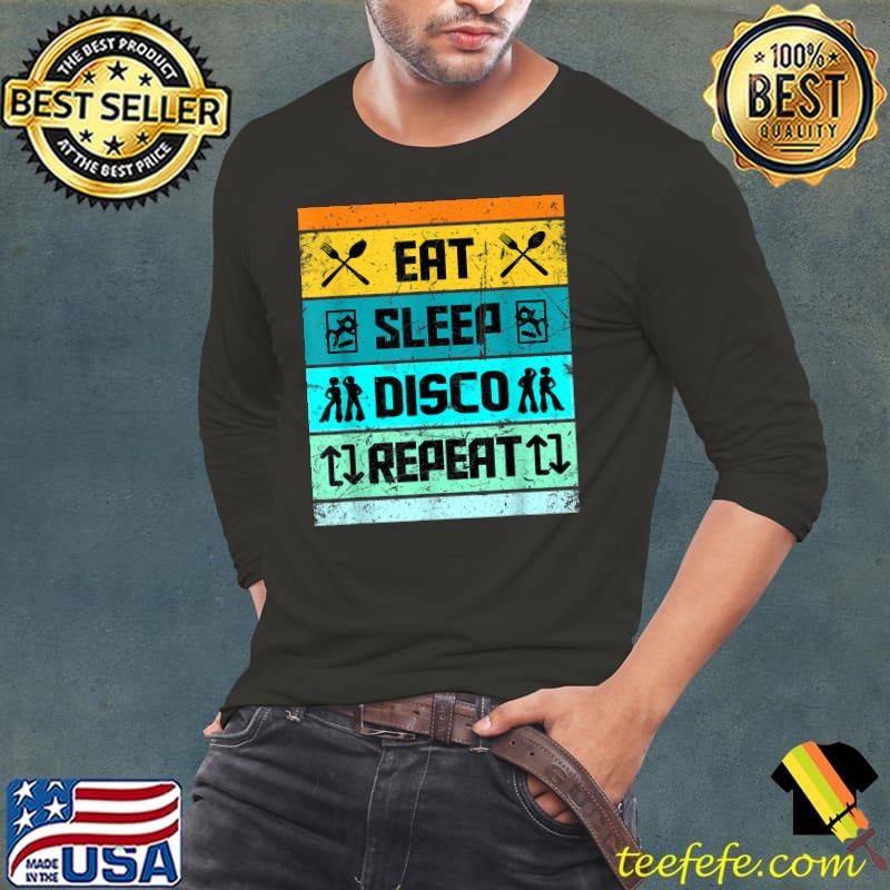 Original Vintage Retro 70's 80's Disco For Men Women Kids Costume T-Shirt Long Sleeve Tee Original Vintage Retro 70's 80's Disco For Men Women Kids Costume T-Shirt Long Sleeve Tee