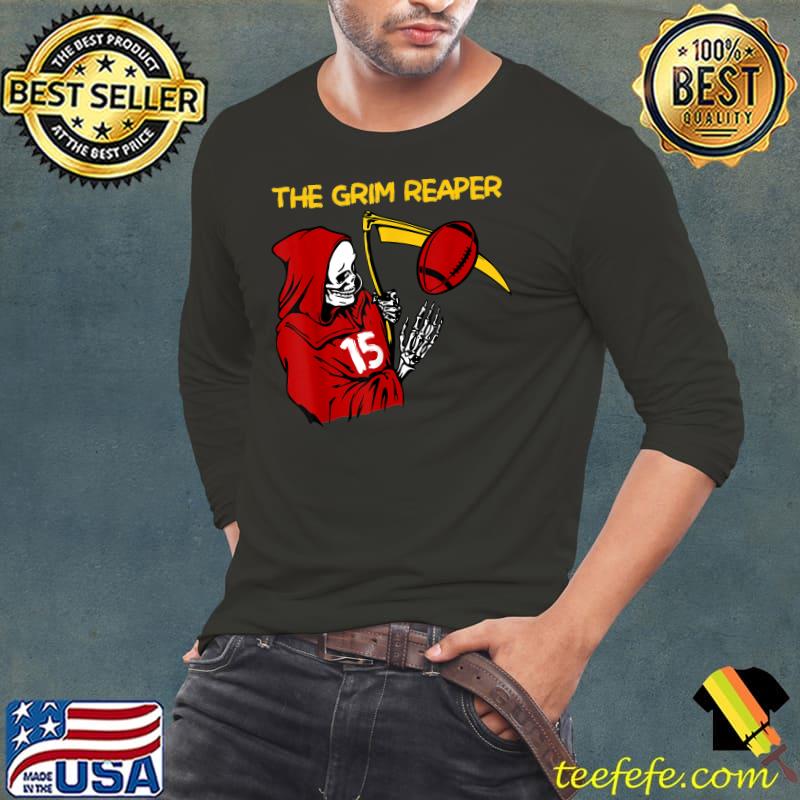 Original When It's Grim Be The Grim Reaper Football Adult Men Women T-Shirt Long Sleeve Tee Original When It's Grim Be The Grim Reaper Football Adult Men Women T-Shirt Long Sleeve Tee