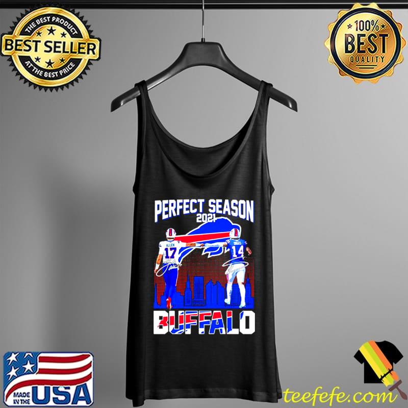 Perfect season 2021 Buffalo Josh Allen Stefon Diggs signatures Tank Top Perfect season 2021 Buffalo Josh Allen Stefon Diggs signatures Tank Top