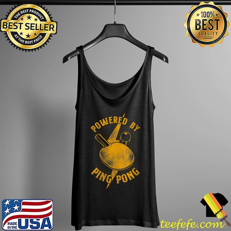 Ping Pong Table Tennis Vintage Powered By Ping Pong T-Shirt Tank Top Ping Pong Table Tennis Vintage Powered By Ping Pong T-Shirt Tank Top
