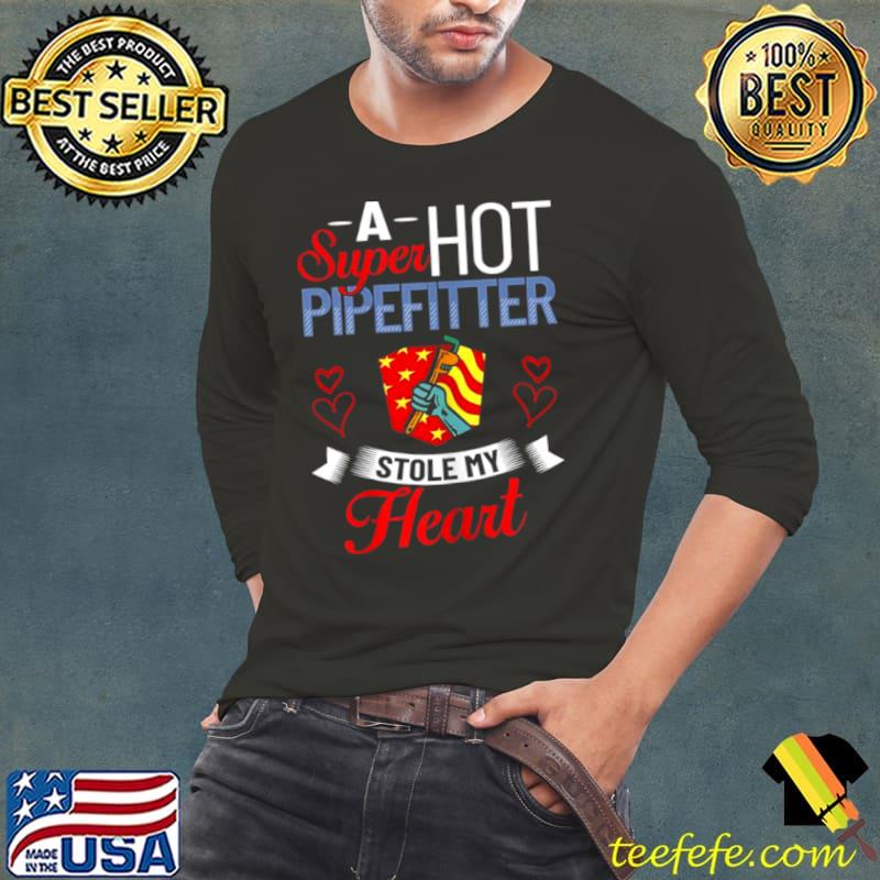 Plumber Wife Pipefitter Girlfriend Steamfitter Shirt Long Sleeve Tee Plumber Wife Pipefitter Girlfriend Steamfitter Shirt Long Sleeve Tee