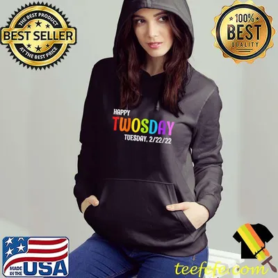 Premium Happy Twosday 22222 Tuesday February 22nd 2022 T-Shirt