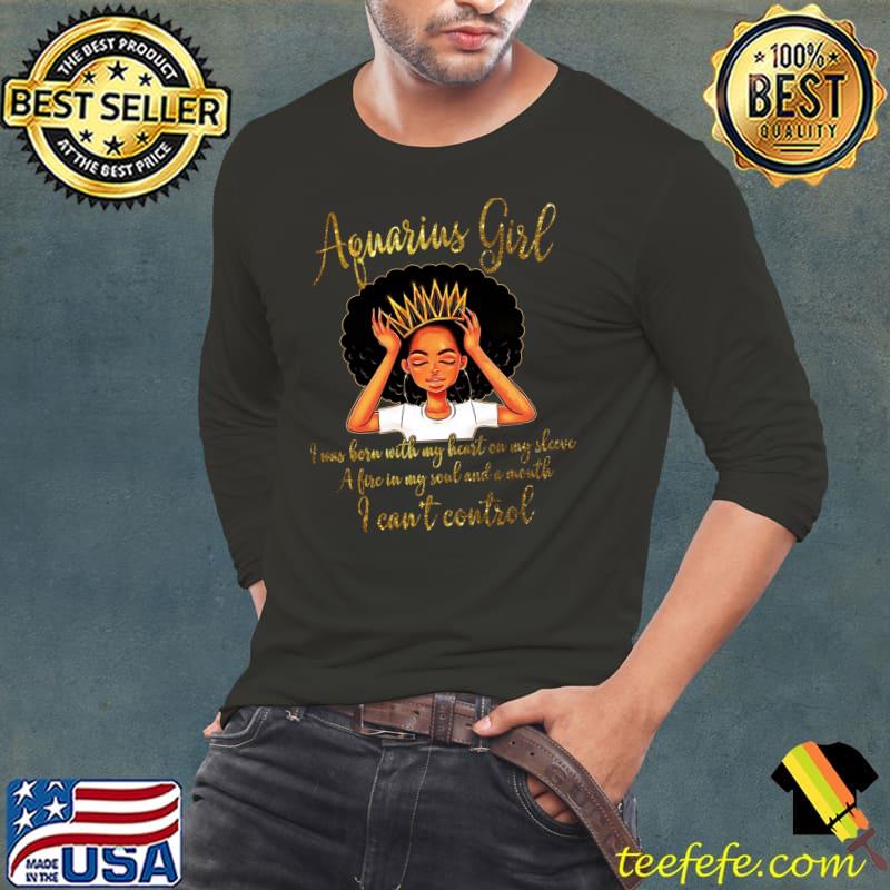 Premium I'm a Aquarius Girl Funny Birthday T-Shirt Long Sleeve Tee Premium I'm a Aquarius Girl Funny Birthday T-Shirt Long Sleeve Tee
