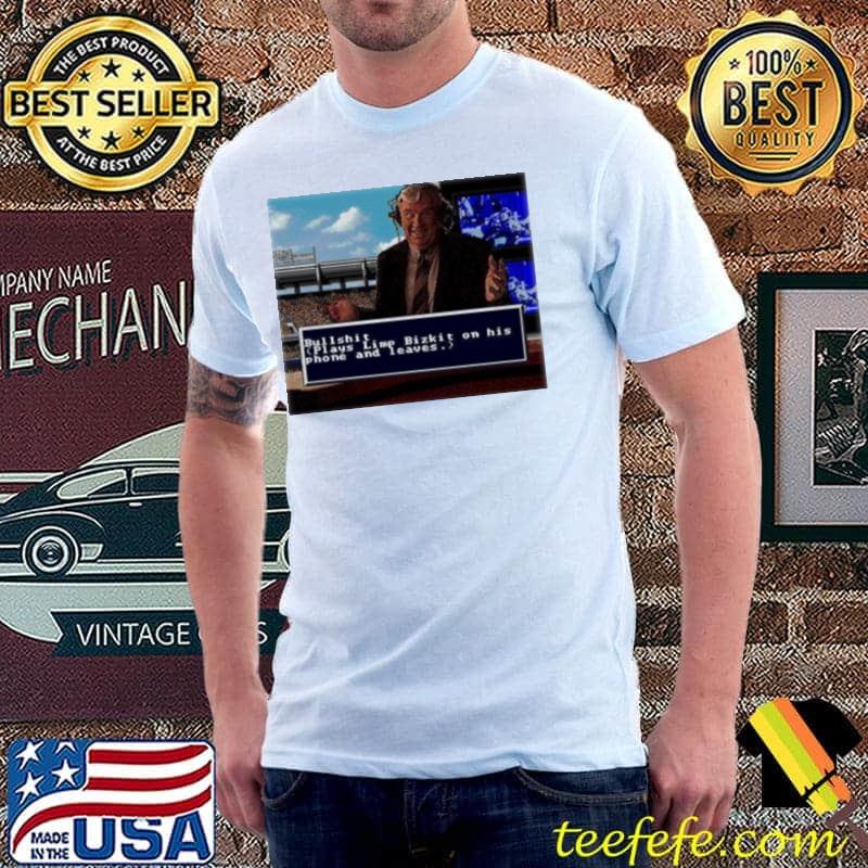 Premium Rip John Madden Bullshit Plays Limp Bizkit On His Phone And Leaves Shirt Unisex Premium Rip John Madden Bullshit Plays Limp Bizkit On His Phone And Leaves Shirt Unisex