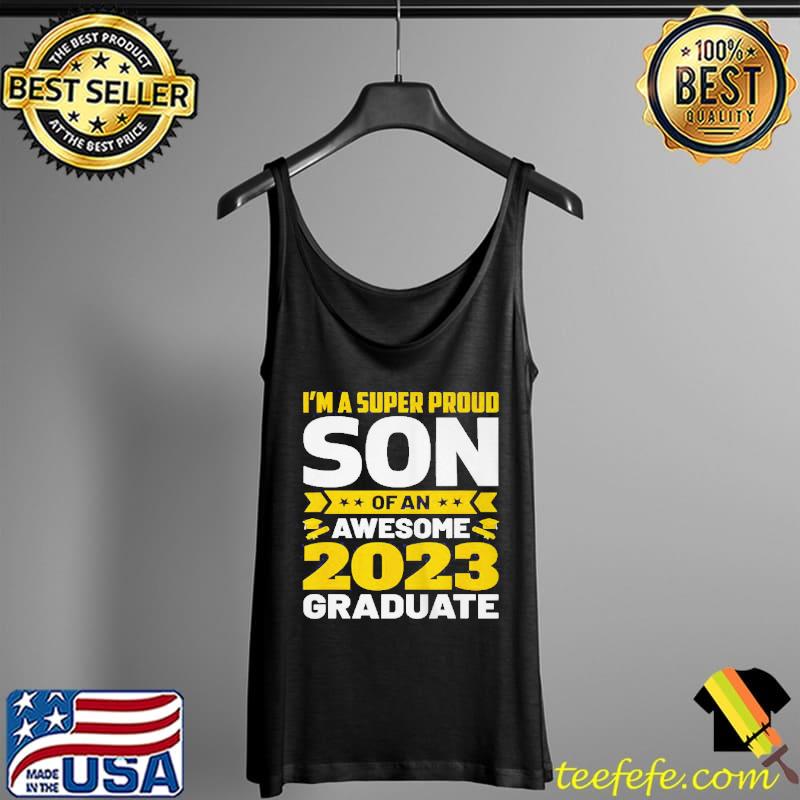 Proud son of an awesome 2023 graduate senior graduation Tank Top Proud son of an awesome 2023 graduate senior graduation Tank Top