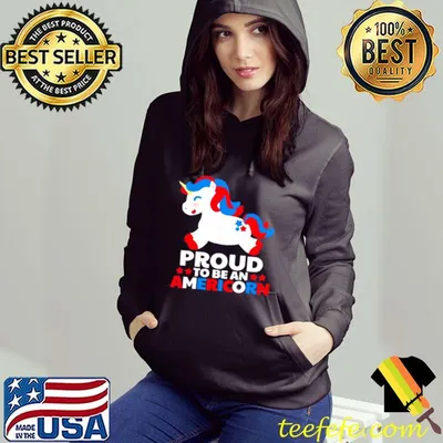 Proud To Be An Americorn Unicorn 4th Of July USA shirt