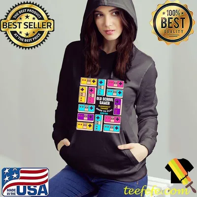 Retro Old School Gamer Born To Be A Gamer Quotes Graphic Fun T-Shirt