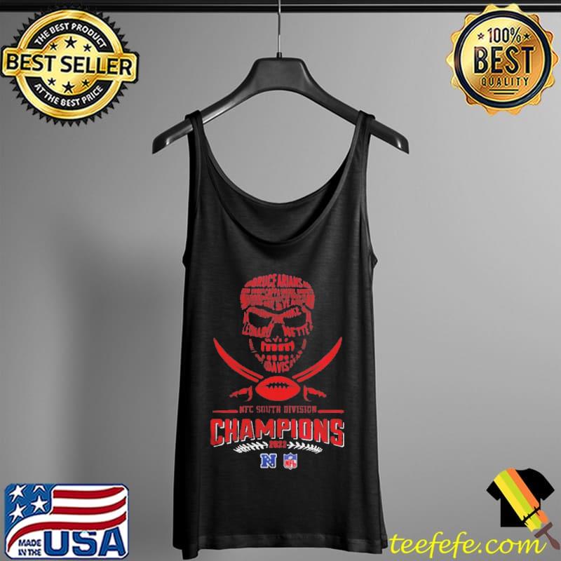 SKULL TAMPA BAY BUCCANEERS FOOTBALL TEAM 2022 NFC SOUTH DIVISION