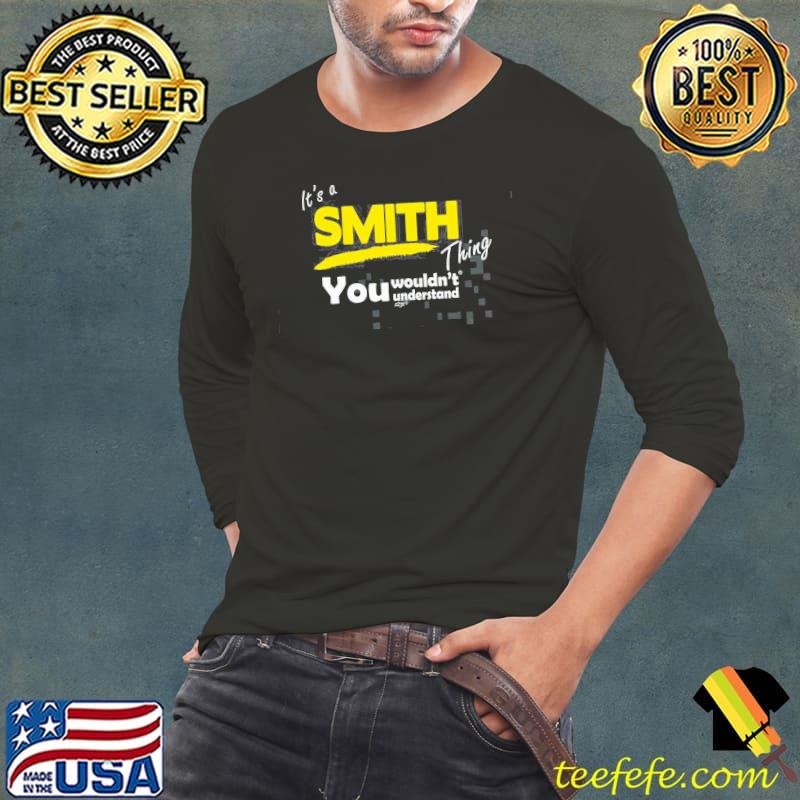 Smith V1 Surname Unisex T-Shirt Long Sleeve Tee Smith V1 Surname Unisex T-Shirt Long Sleeve Tee