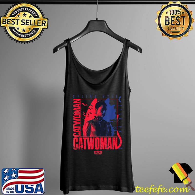 The Batman Catwoman Cat Silhouette Box Up T-Shirt Tank Top The Batman Catwoman Cat Silhouette Box Up T-Shirt Tank Top