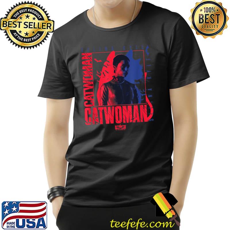The Batman Catwoman Cat Silhouette Box Up T-Shirt Unisex The Batman Catwoman Cat Silhouette Box Up T-Shirt Unisex