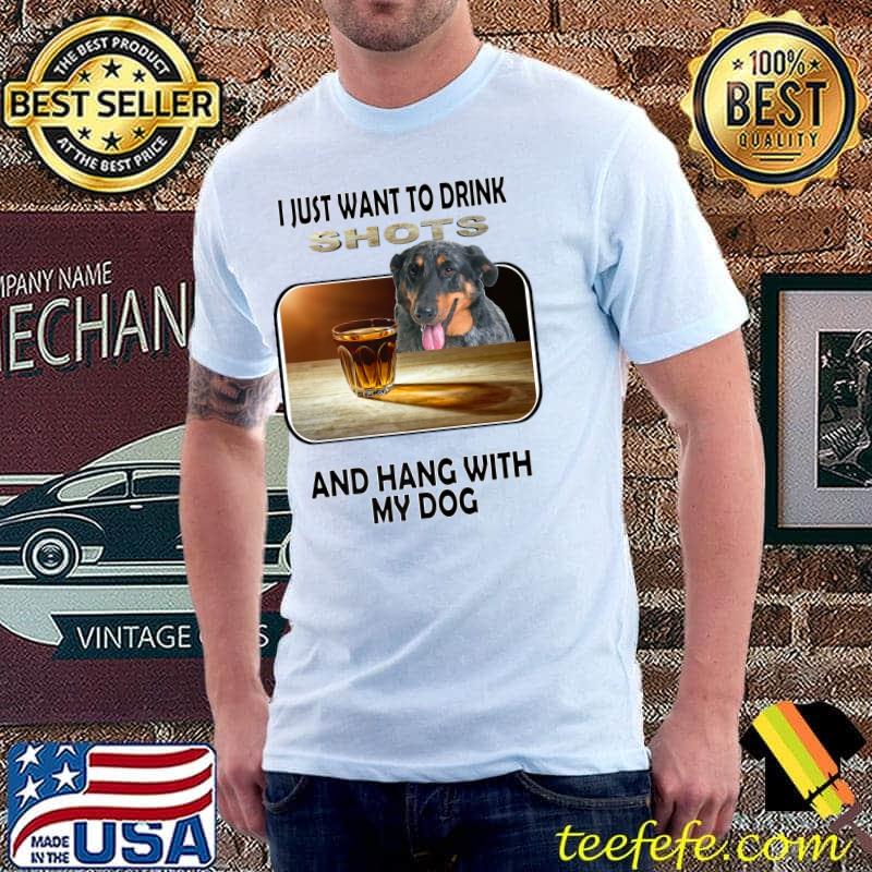 Top Drink Shots & Hang My Beauceron Premium T-Shirt Unisex Top Drink Shots & Hang My Beauceron Premium T-Shirt Unisex