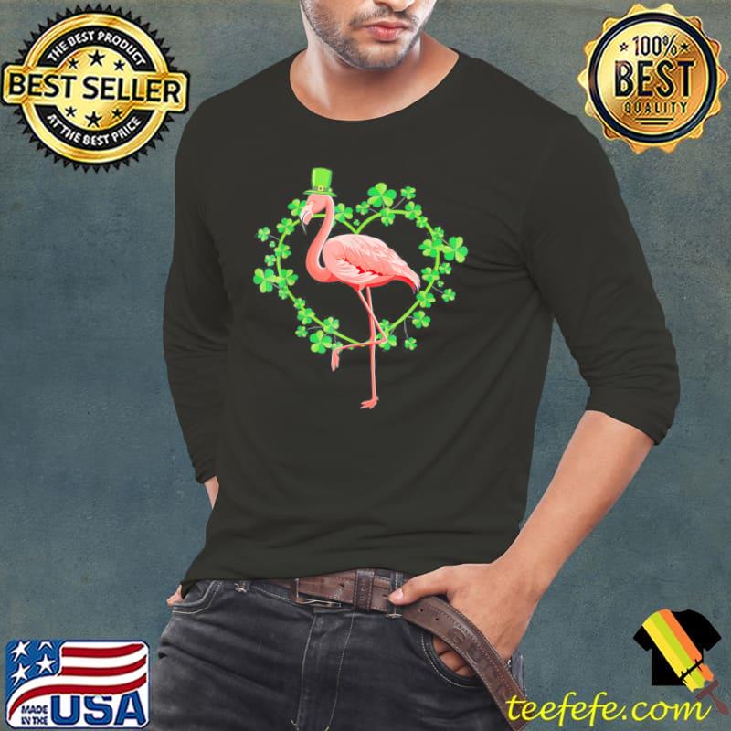 Top Irish Flamingo Green Saint Patrick Day 2022 Lucky St Pattys T-Shirt Long Sleeve Tee Top Irish Flamingo Green Saint Patrick Day 2022 Lucky St Pattys T-Shirt Long Sleeve Tee