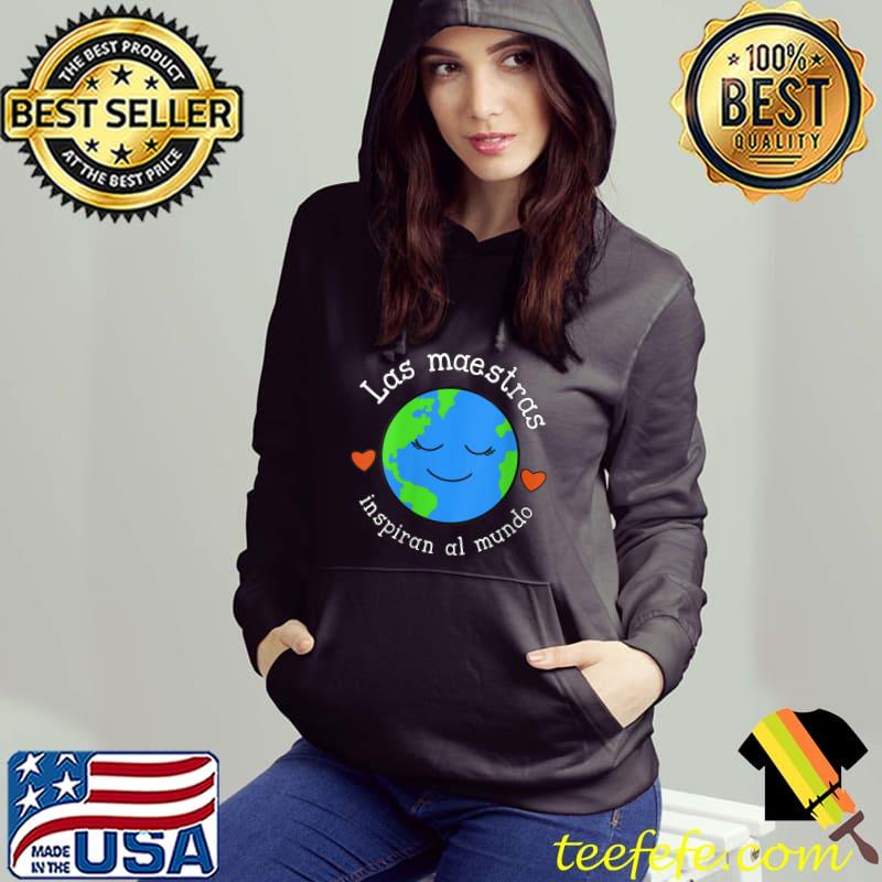 Top Las maestras inspiran al mundo Spanish teacher T-shirt
