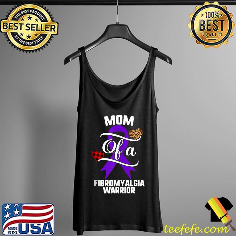Top Mom Fibromyalgia Awareness Leopard Buffalo Plaid Family T- Tank Top Top Mom Fibromyalgia Awareness Leopard Buffalo Plaid Family T- Tank Top