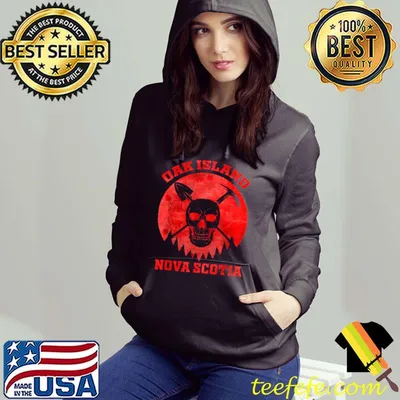 Top Oak Island Nova Scotia Skull Treasure Hunter T-Shirt