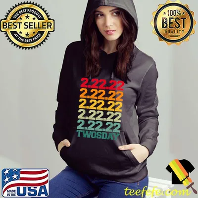 Top TWOSDAY Tuesday February 22nd 2022 Funny 22222 22222 T-Shirt
