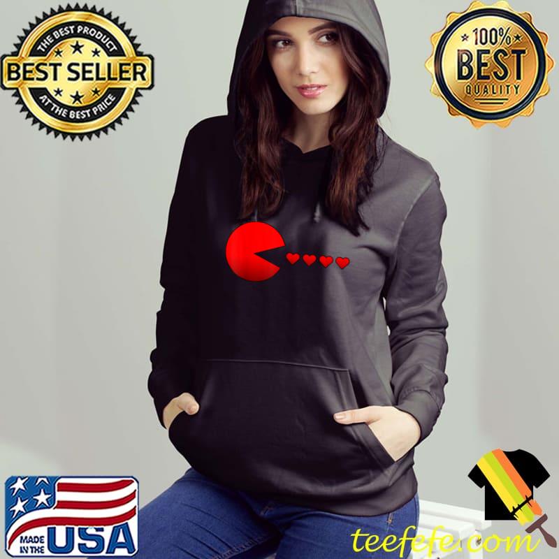 Top Valentines Day Hearts Funny Gift for Boys Girls Kids T-Shirt