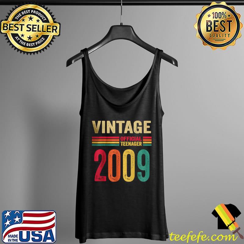 Vintage 2009 Official Teenager 13 Yr Old T Shirt Tank Top Vintage 2009 Official Teenager 13 Yr Old T Shirt Tank Top