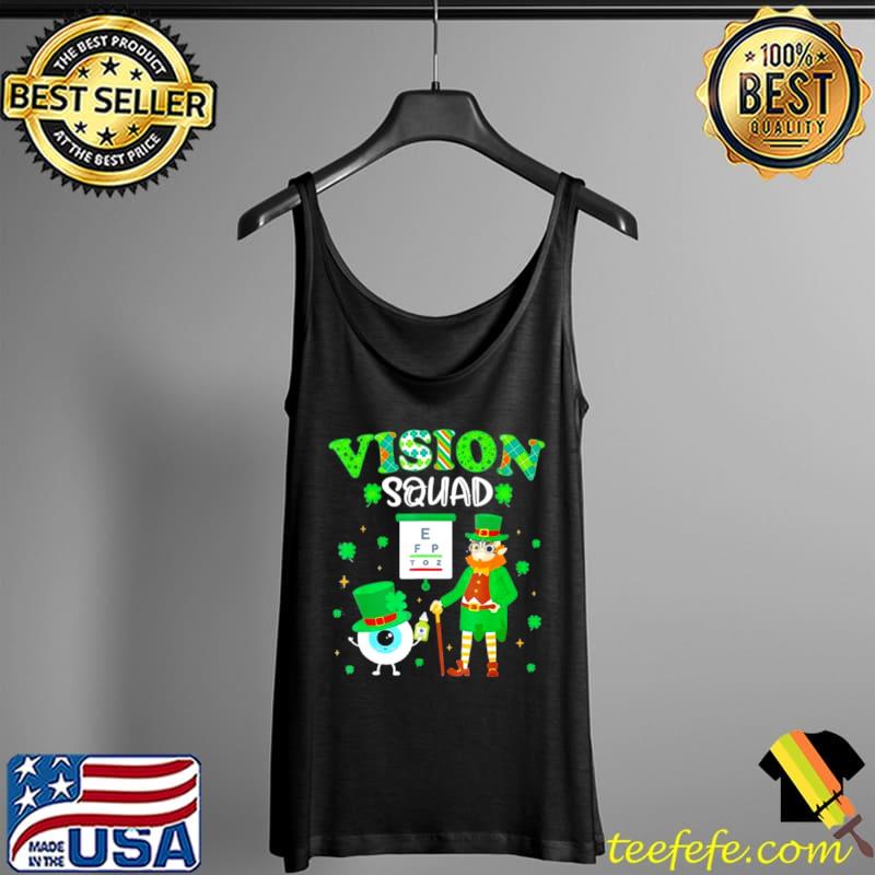 Vision Squad Leprechaun Optometrist St Patricks Day Tank Top Vision Squad Leprechaun Optometrist St Patricks Day Tank Top