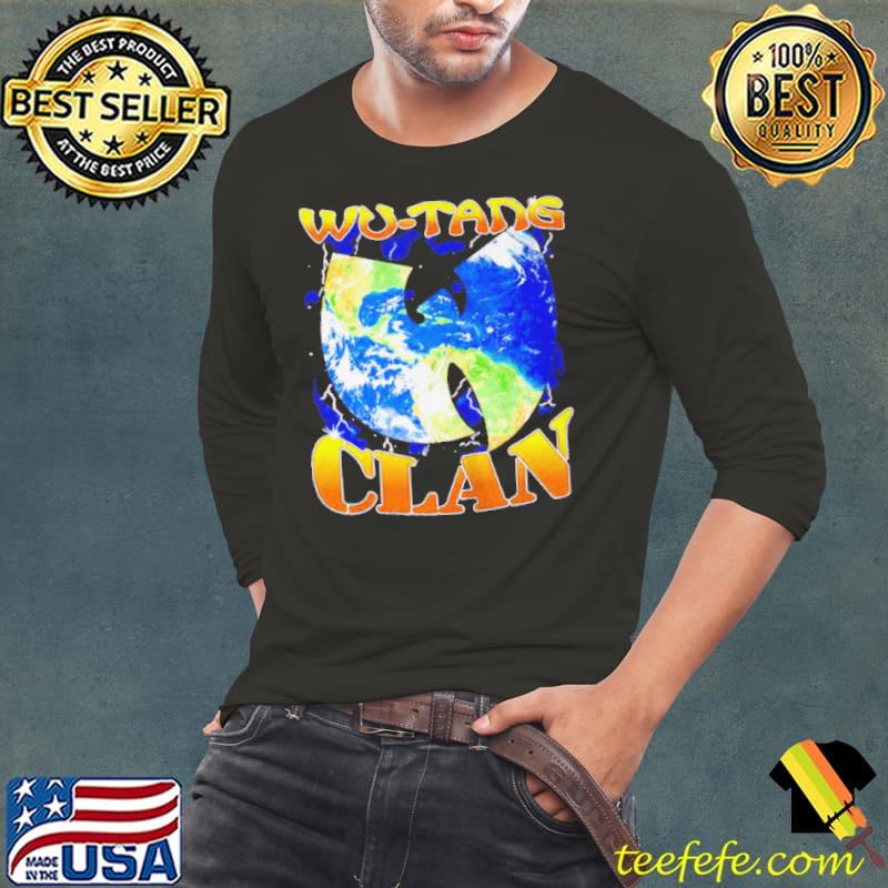 Wutang clan earth logo Long Sleeve Tee Wutang clan earth logo Long Sleeve Tee