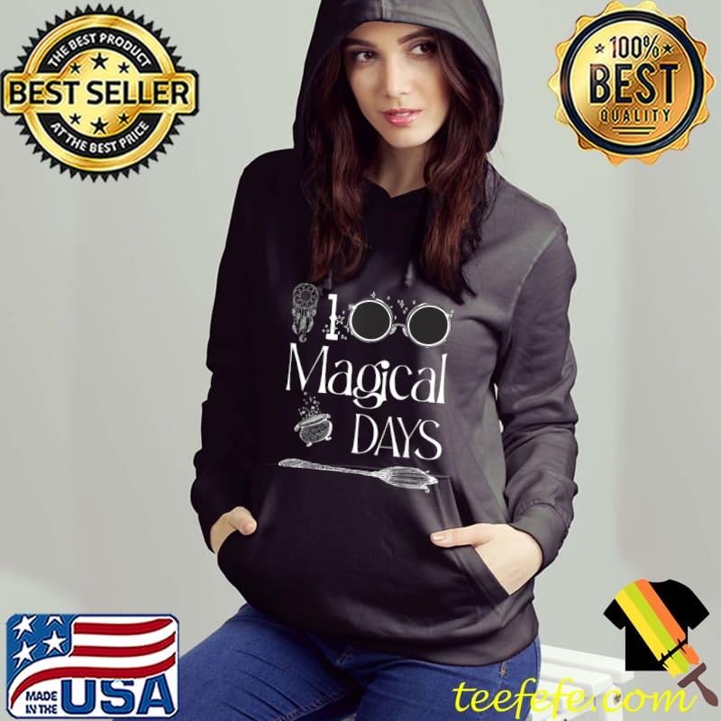 100 Magical Days Wizard 100th Days Of School tee Teacher T-Shirt