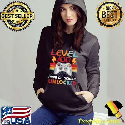100th Day Video Gamer 100 Days of School Unlocked Vintage T-Shirt