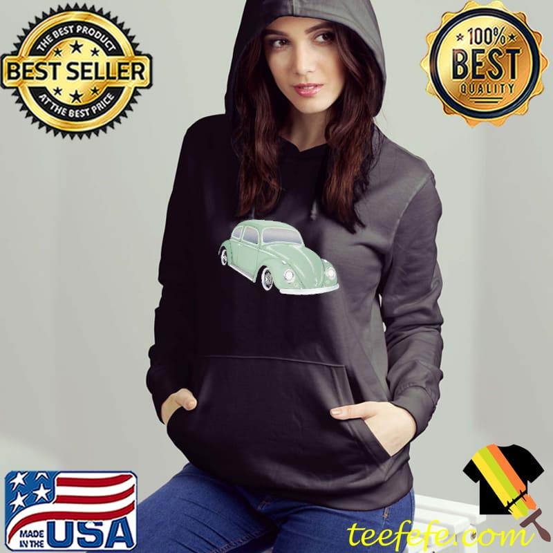 1959 green volkswagen beetle vw bug printed shirt
