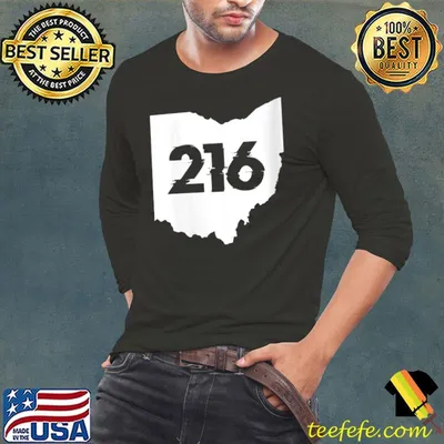 216 Cleveland, Ohio T-Shirt