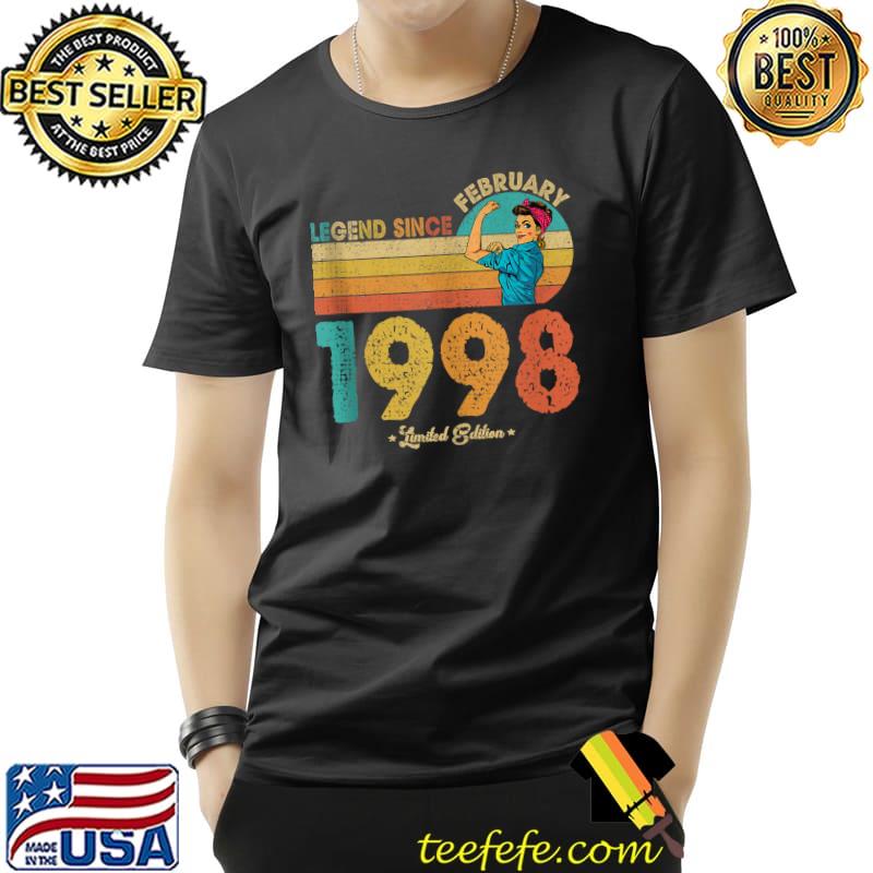 24th Birthday February 1998 Legend Since 1998 24 Years Old T- Unisex 24th Birthday February 1998 Legend Since 1998 24 Years Old T- Unisex