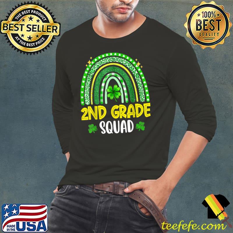 2nd Grade Squad St Patricks Day Funny Matching T-Shirt Long Sleeve Tee 2nd Grade Squad St Patricks Day Funny Matching T-Shirt Long Sleeve Tee