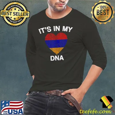 Armenia Flag Shirt It's In My Dna Armenian Flag T-shirt