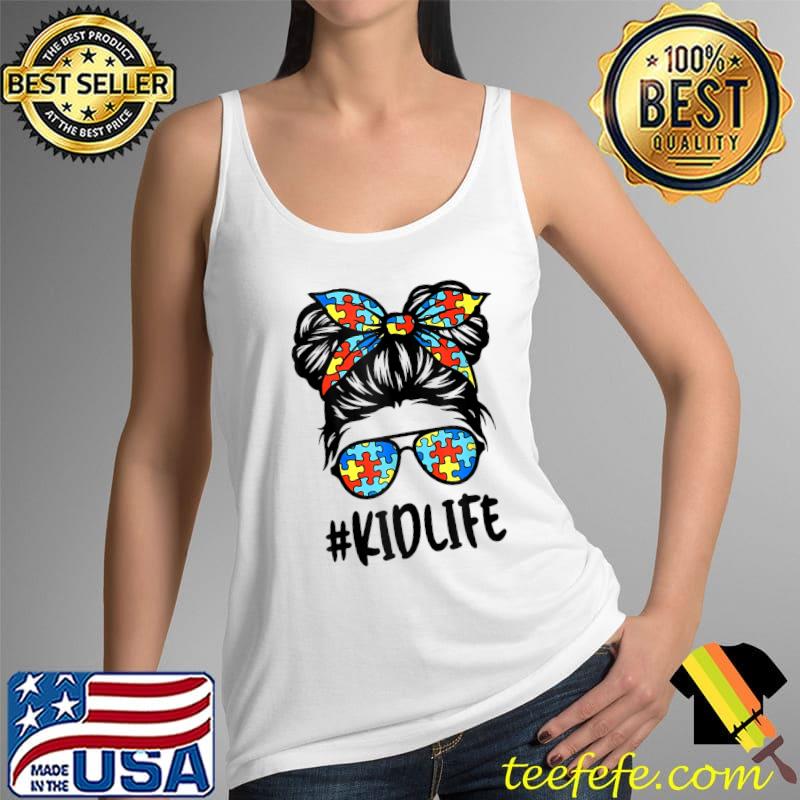 Autism Kids Kidlife Momlife Mama And Mini Mommy T-Shirt Tank Top Autism Kids Kidlife Momlife Mama And Mini Mommy T-Shirt Tank Top