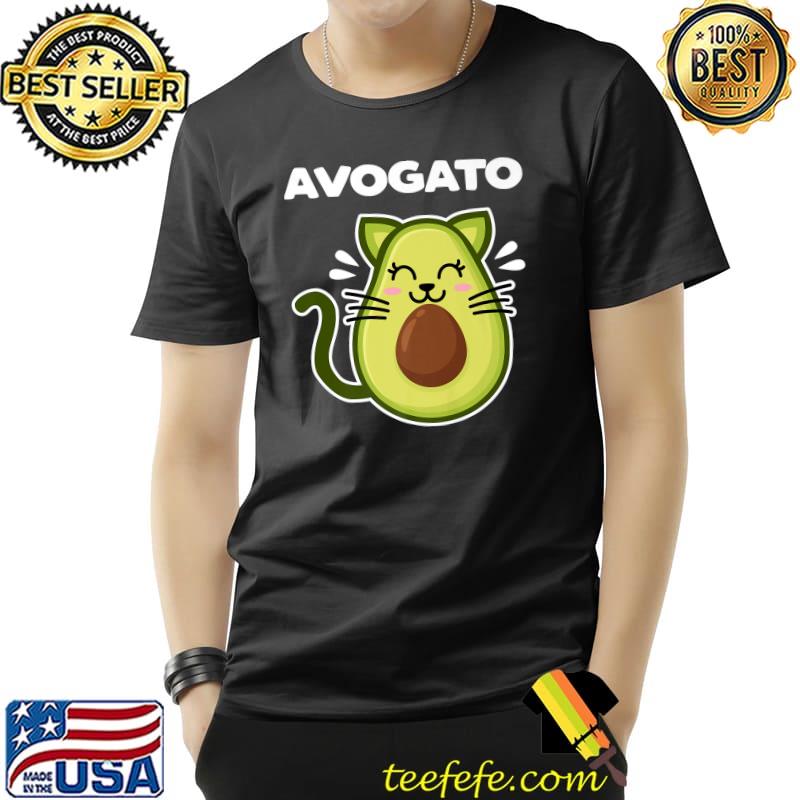 Avogato Cute Kawaii Avocado Cat Mashup Cinco De Mayo Meow Premium T-Shirt Unisex Avogato Cute Kawaii Avocado Cat Mashup Cinco De Mayo Meow Premium T-Shirt Unisex