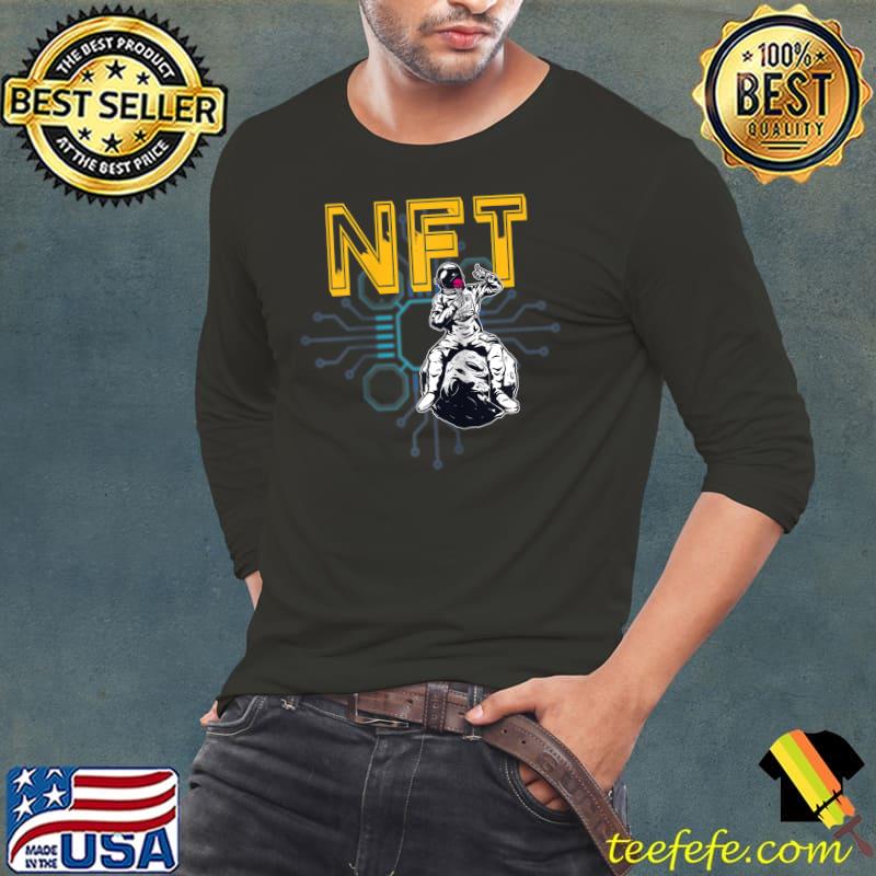 Awesome Kryprocurrency NFT Astronaut Hodl Crypto RS trade T- Long Sleeve Tee Awesome Kryprocurrency NFT Astronaut Hodl Crypto RS trade T- Long Sleeve Tee