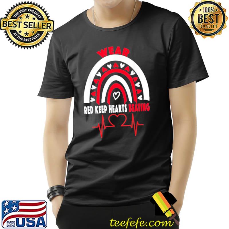 Awesome Red Keep Hearts Beating – Heart Disease Awareness T-Shirt Unisex Awesome Red Keep Hearts Beating – Heart Disease Awareness T-Shirt Unisex