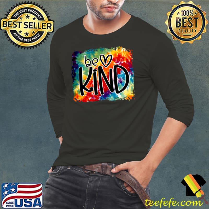 Be Kind Colorful Rainbow Cute Heart Love Kindness Boys Girls T-Shirt Long Sleeve Tee Be Kind Colorful Rainbow Cute Heart Love Kindness Boys Girls T-Shirt Long Sleeve Tee