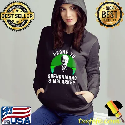 Biden st patricks day shenanigans and malarkey paddy shirt
